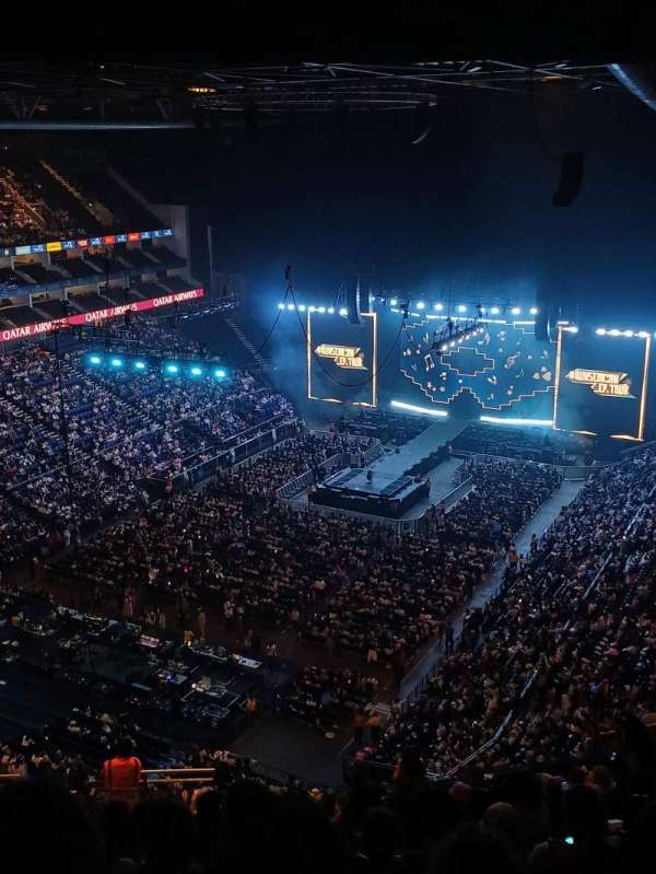 The O2, London, bloc: 414, rangée: R, place: 756