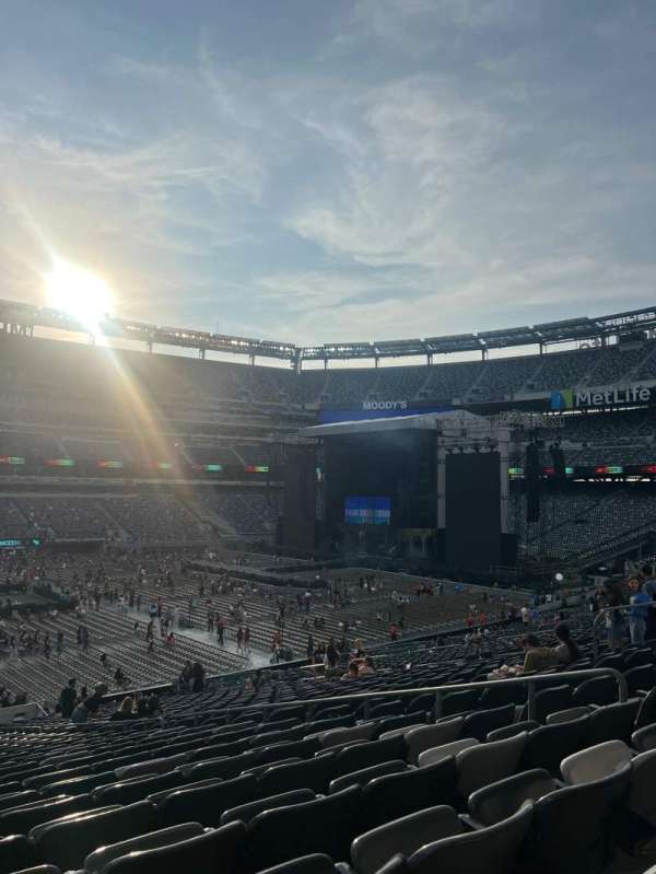 MetLife Stadium, bloc: 115a, rangée: 37, place: 9