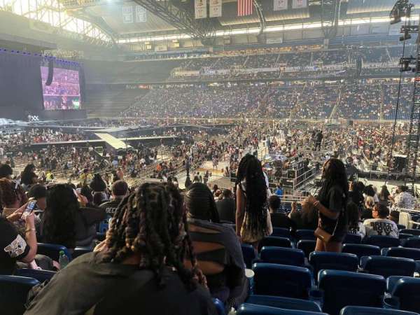 Ford Field, bloc: 108, rangée: 19, place: 16