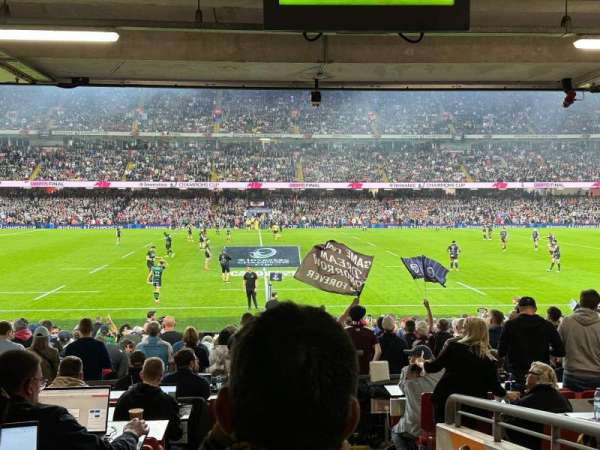 Principality Stadium, bloc: L30, rangée: 24, place: 12