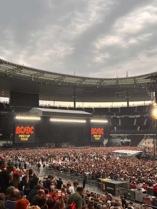 Stade de France, bloc: U9, rangée: 20, place: 3