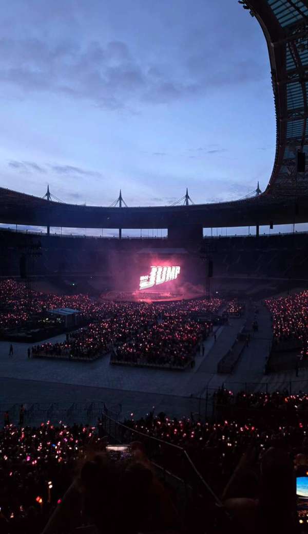 Stade de France, bloc: A10, rangée: 40, place: 25
