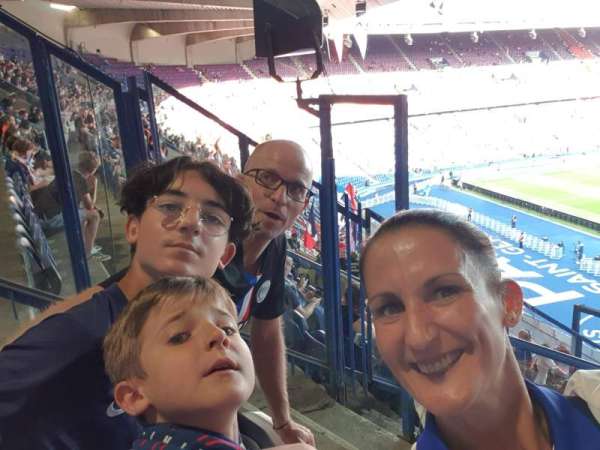 Parc des Princes, bloc: K, rangée: 15, place: 121