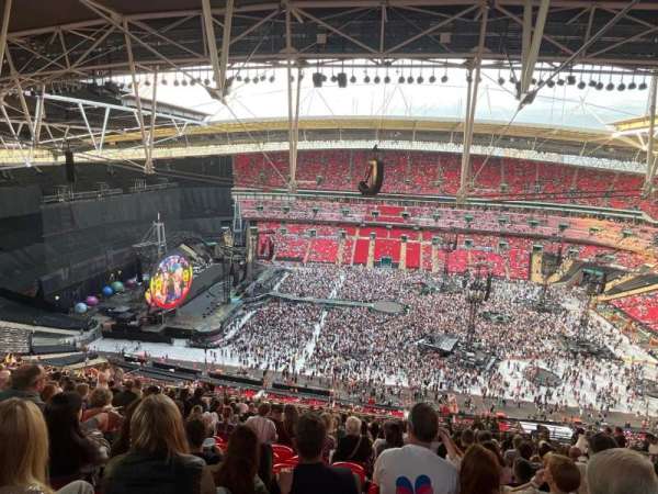 Wembley Stadium, bloc: 526, rangée: 36, place: 389