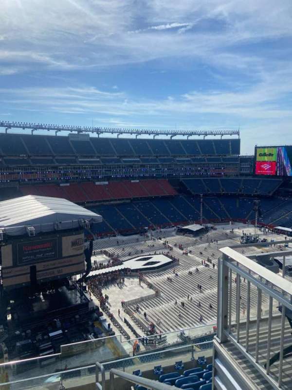 Gillette Stadium, bloc: 314, rangée: 11, place: 1-2