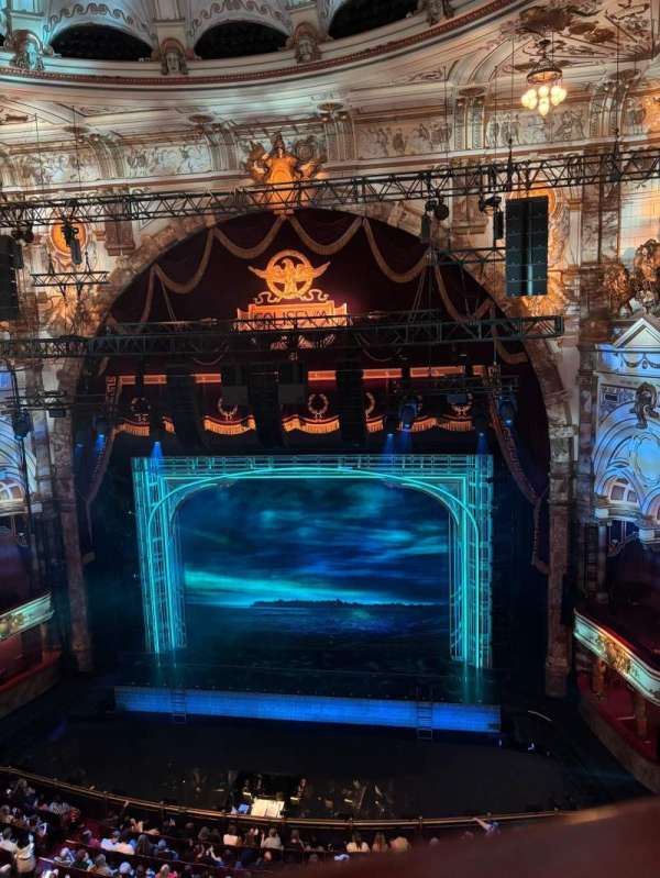 london coliseum, bloc: Balcony, rangée: A, place: 15
