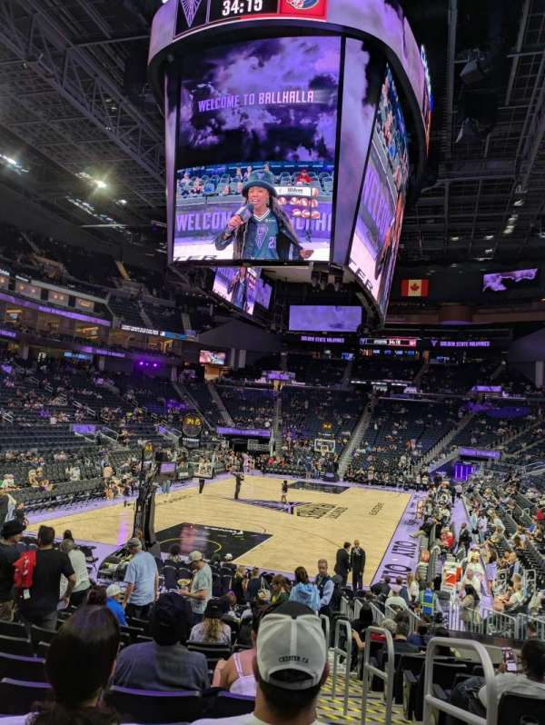 Chase Center, bloc: 109, rangée: 11, place: 1