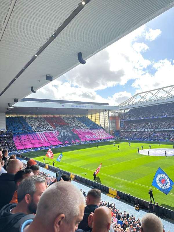 Ibrox Stadium, bloc: GLW Bar 72, rangée: LC, place: 46