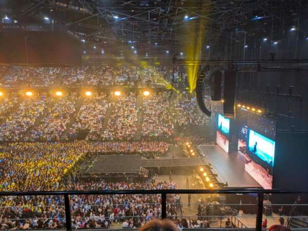 Accor Arena, bloc: Balcon F, rangée: 83, place: 31