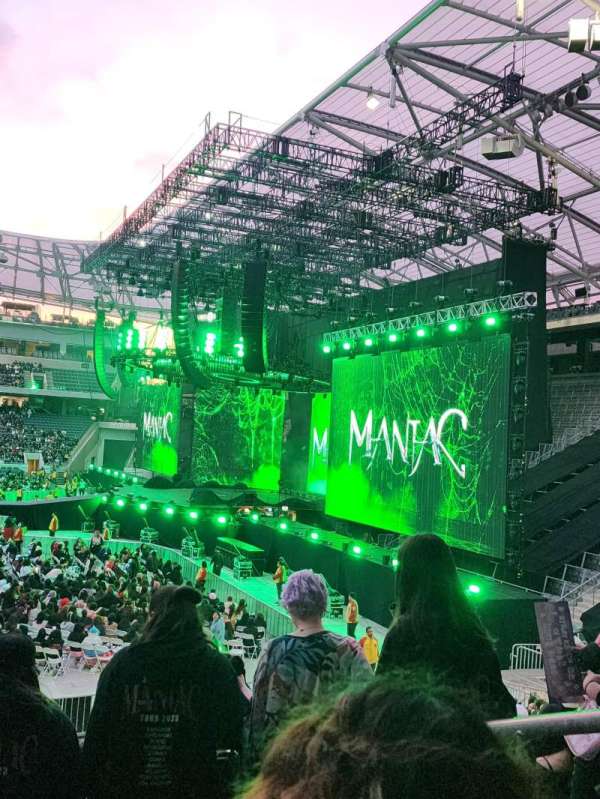 BMO Stadium, bloc: 110, rangée: U, place: 1