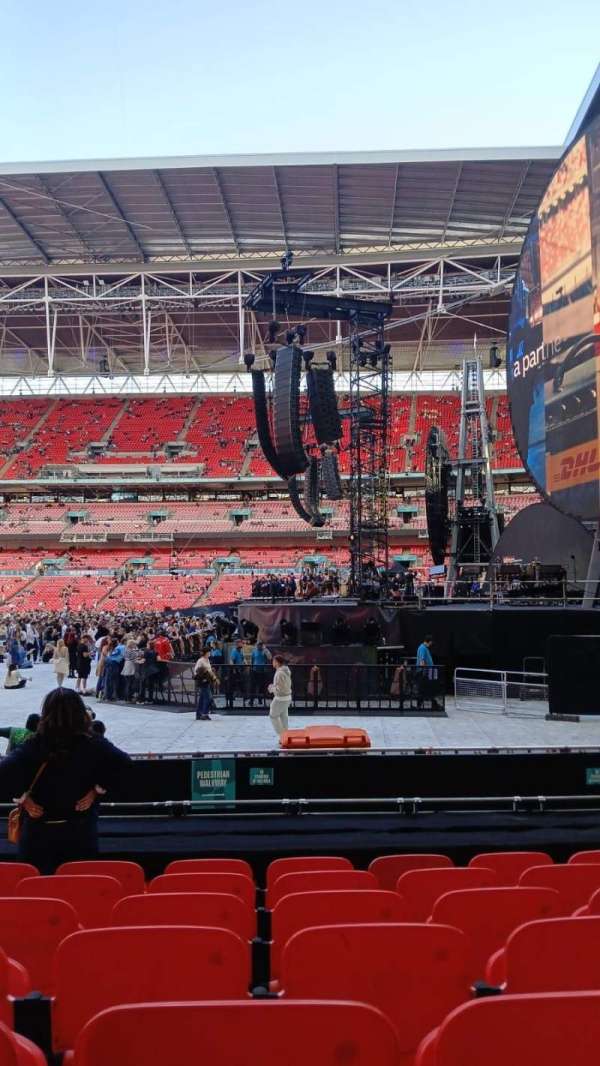 Wembley Stadium, bloc: 141, rangée: 12, place: 132