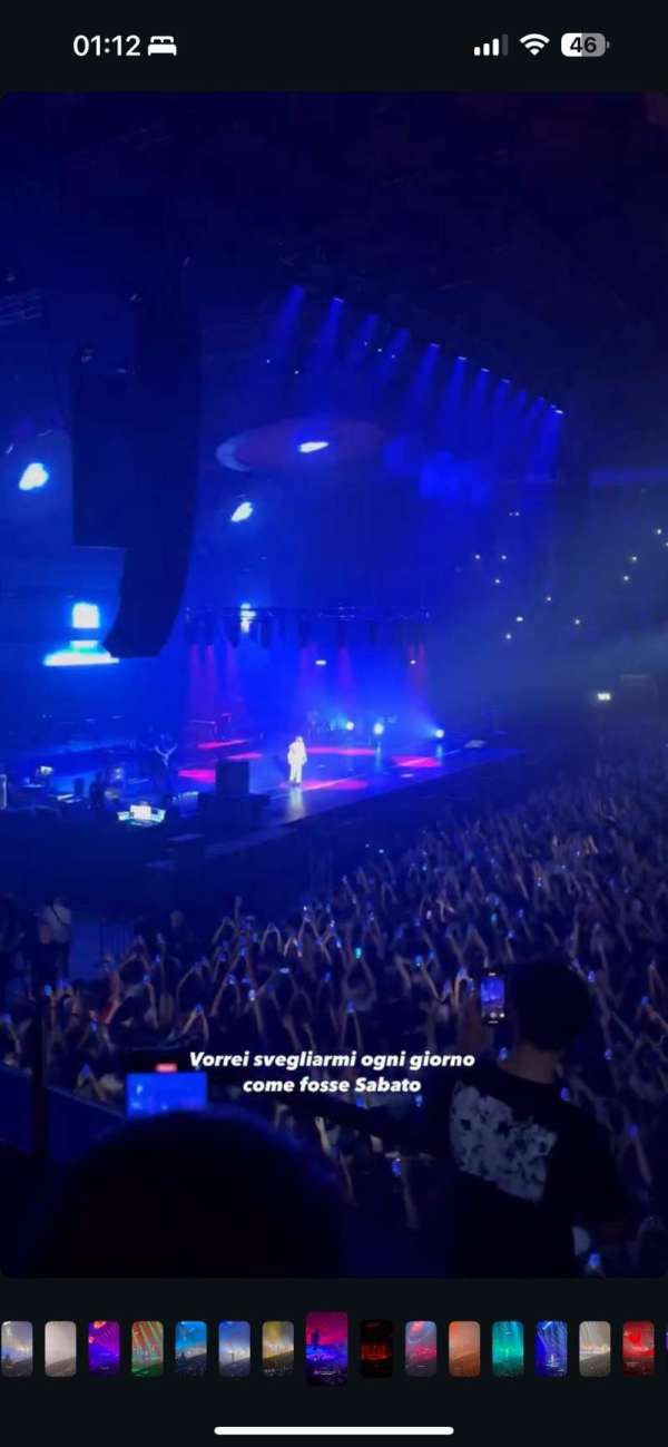 Unipol Arena, bloc: I Anello Ovest B, rangée: 3, place: 11