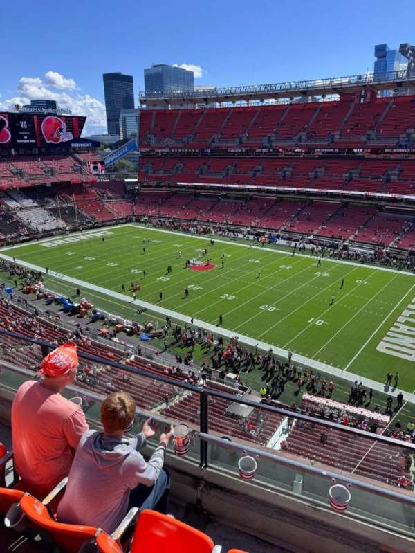 Huntington Bank Field, bloc: 538, rangée: 3, place: 15