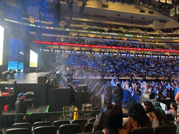American Airlines Center, bloc: 121, rangée: F, place: 1-5ish
