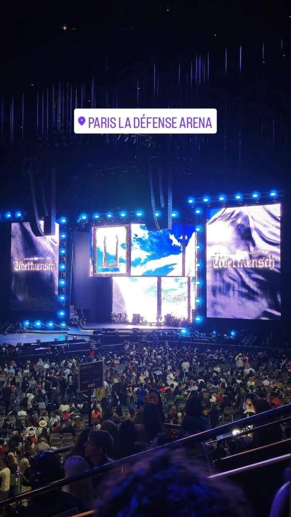 Paris La Défense Arena, bloc: 114, rangée: 21, place: 11