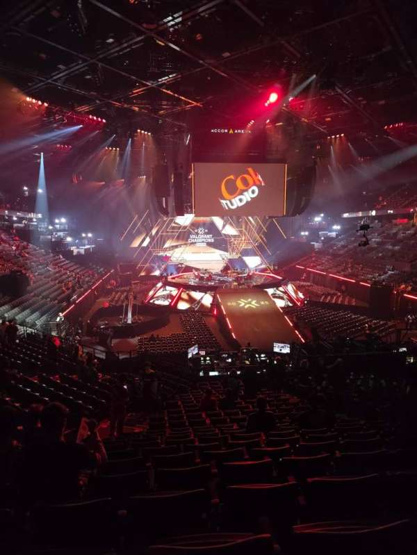 Accor Arena, bloc: Gradin U, rangée: 4, place: 16