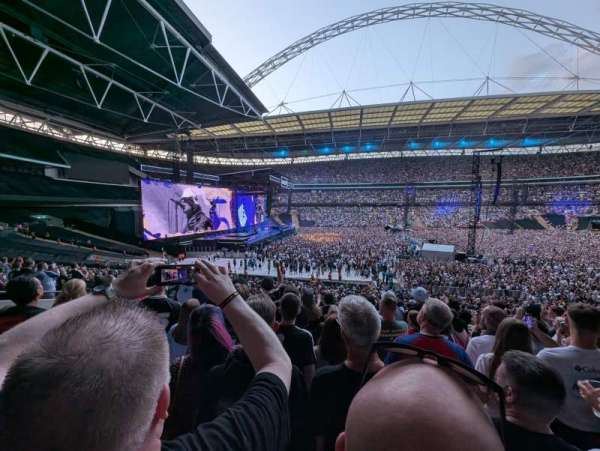 Wembley Stadium, bloc: 125, rangée: 39, place: 59