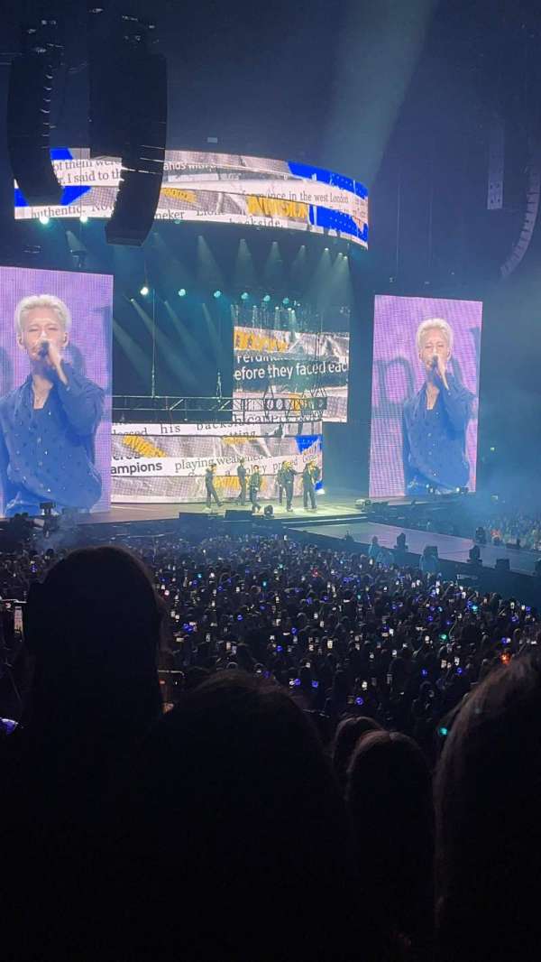 Ziggo Dome, bloc: 109, rangée: 5, place: 328