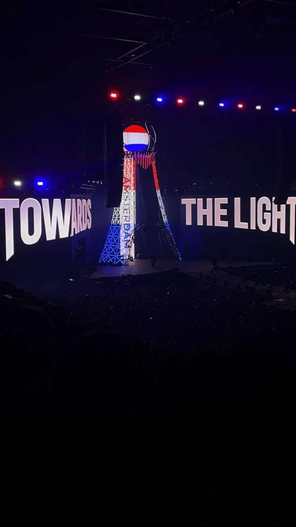 Ziggo Dome, bloc: 109, rangée: 9, place: 307
