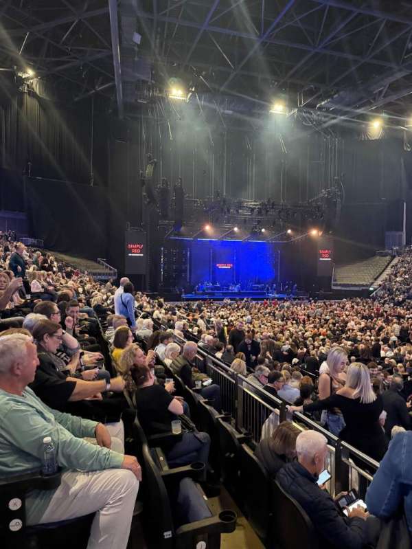 The O2, London, bloc: 103, rangée: K, place: 110
