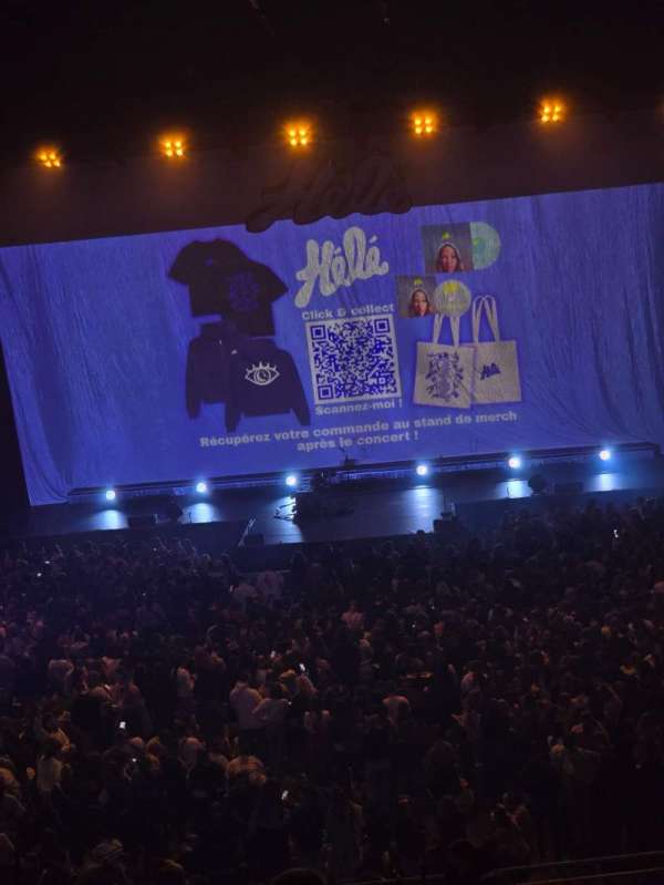 Zénith de Lille, bloc: T4, rangée: Q, place: 7