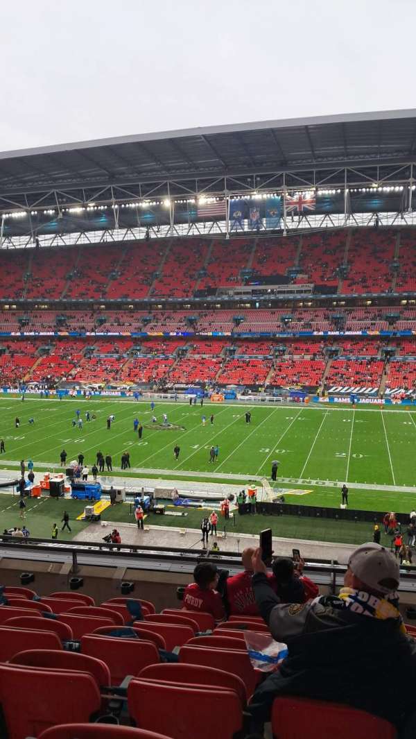 Wembley Stadium, bloc: 250, rangée: 7, place: 266