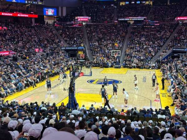 Chase Center, bloc: 109, rangée: 15, place: 10