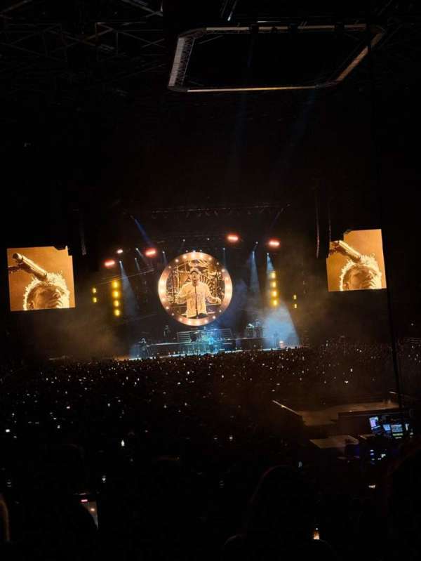 Accor Arena, bloc: Gradin U, rangée: 21, place: 18