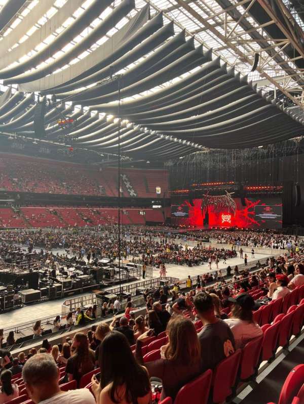 Johan Cruijff ArenA, bloc: 121, rangée: 17, place: 69