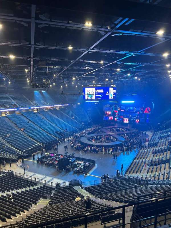 Accor Arena, bloc: Balcon B, rangée: 89, place: 12
