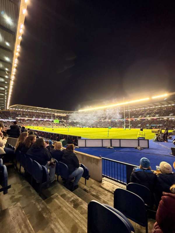 Murrayfield Stadium, bloc: N17, rangée: E, place: 11