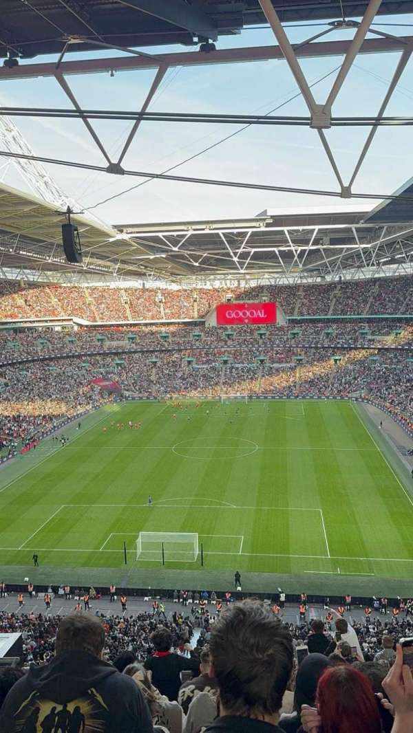 Wembley Stadium, bloc: 538, rangée: 18, place: 360