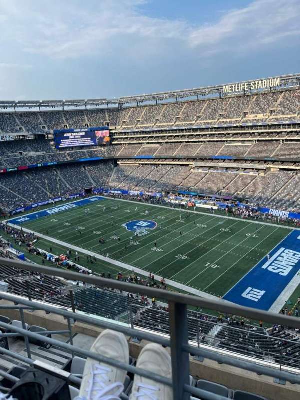 MetLife Stadium, bloc: 333, rangée: 5, place: 13