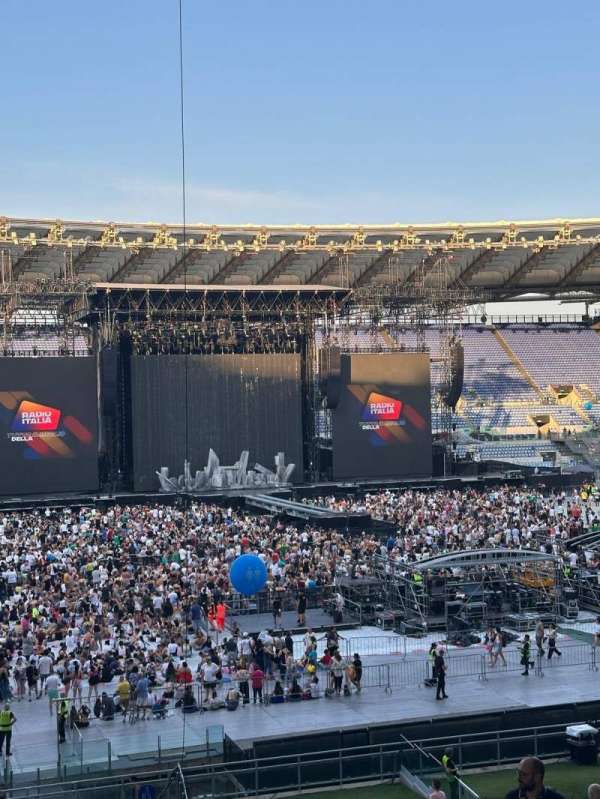 Stadio Olimpico, bloc: Tribuna Monte Mario Onore SX, rangée: 26, place: D1