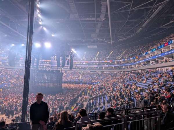 The O2, London, bloc: 117, rangée: V, place: 515