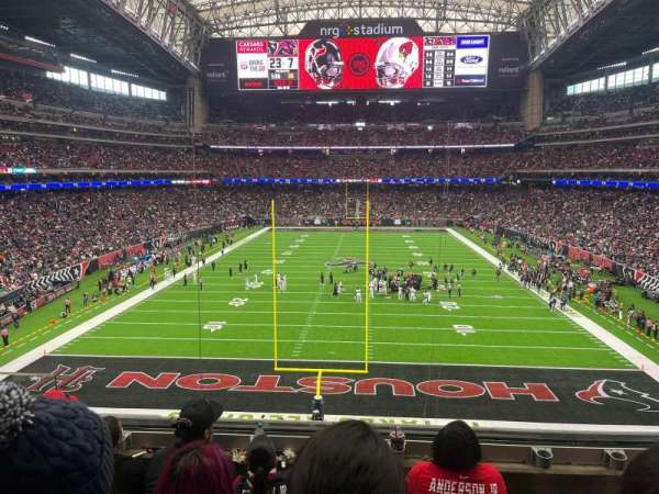 NRG Stadium, bloc: 323, rangée: D, place: 20