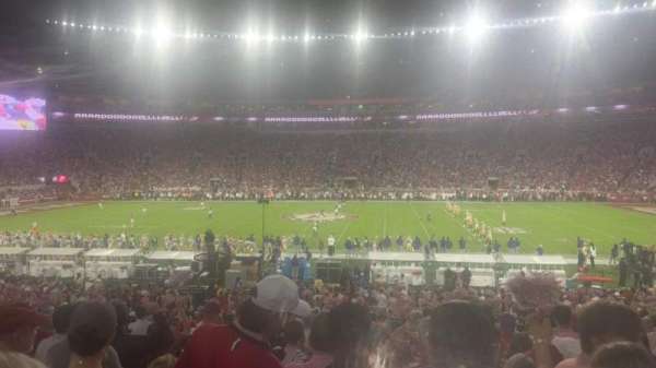 Bryant-Denny Stadium, bloc: HH, rangée: 27, place: 15