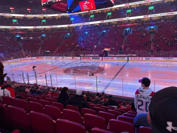 Centre Bell, bloc: 112, rangée: H, place: 1