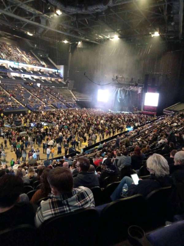 The O2, London, bloc: 109, rangée: z, place: 266