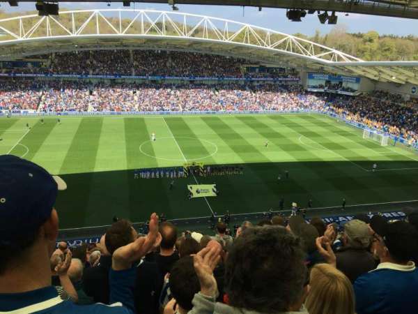 American Express Stadium, bloc: W3F, rangée: H, place: 129