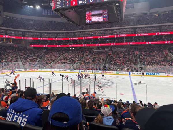 Rogers Place, bloc: 119, rangée: 14, place: 7