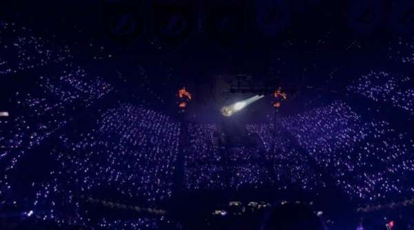 Benchmark International Arena, bloc: 309, rangée: M, place: 16