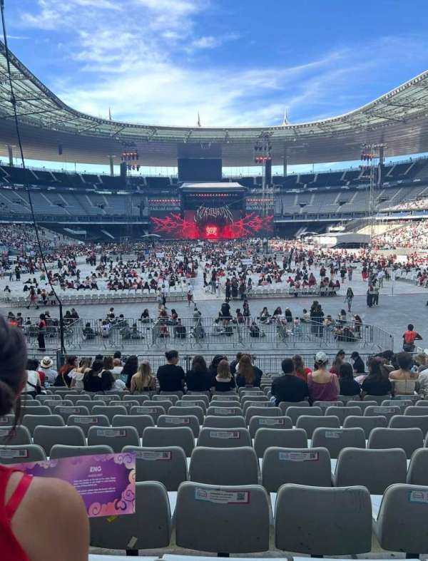 Stade de France, bloc: Z1, rangée: 18, place: 13