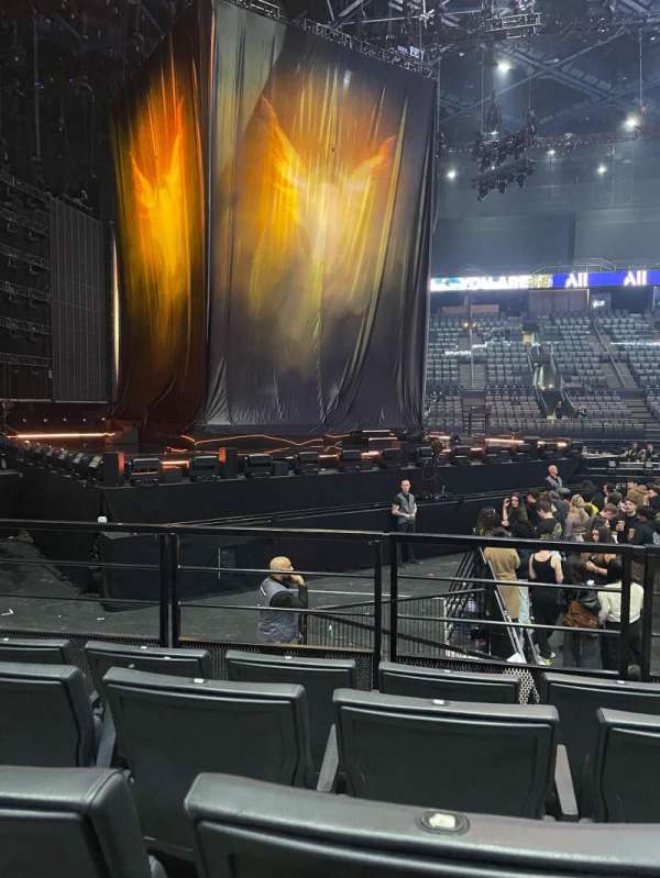 Accor Arena, bloc: Gradin O, rangée: 23, place: 7