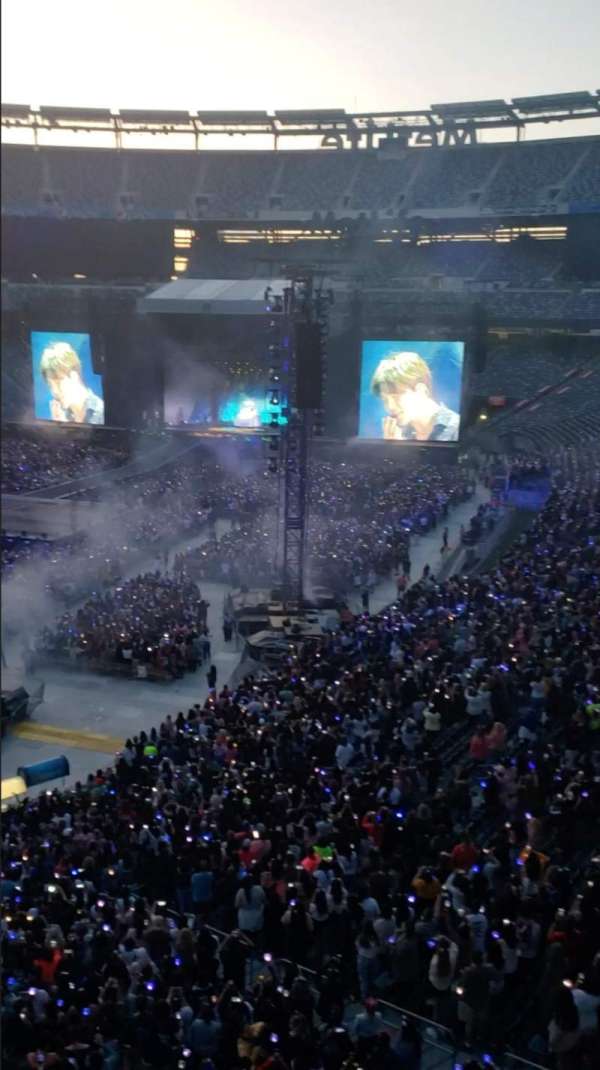 MetLife Stadium, bloc: 221a, rangée: 1, place: 11