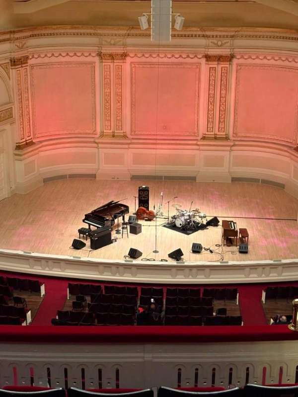 Carnegie Hall, bloc: Dress Circle C, rangée: FF, place: 109