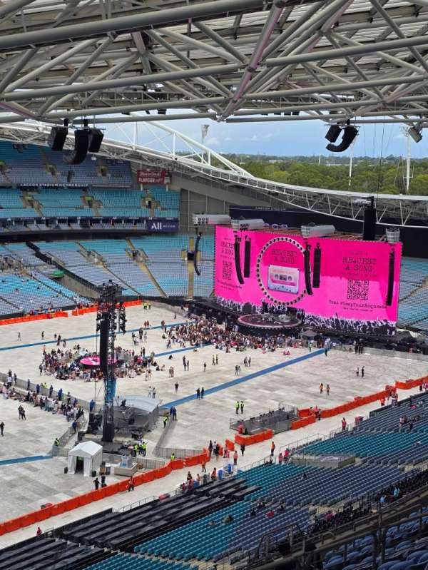 Accor Stadium, bloc: 622, rangée: 17, place: 6