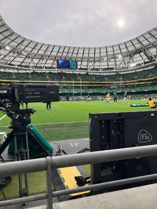 Aviva Stadium, bloc: 137, rangée: A, place: 15:16