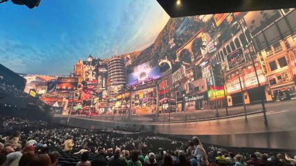 The Sphere, Vegas, bloc: 109, rangée: 24, place: 14