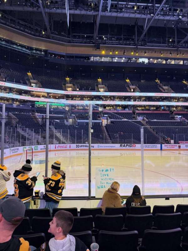 TD Garden, bloc: 3, rangée: 6, place: 12